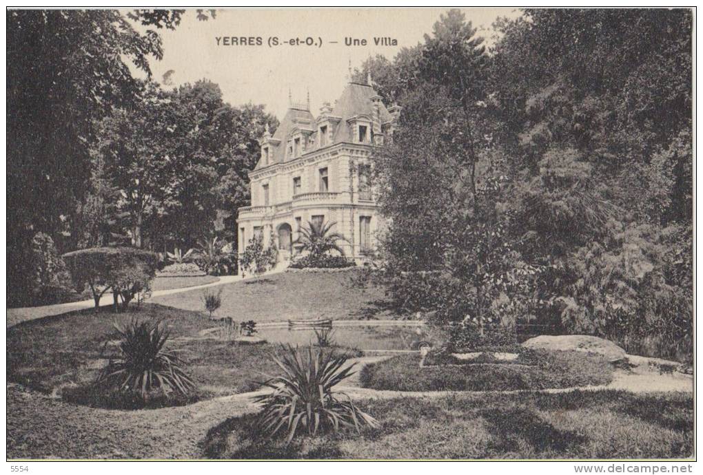 Cpa     91 Essonne Yerres  Une Villa - Yerres