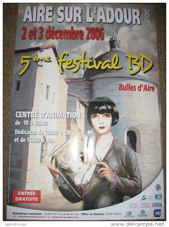 Affiche MORENO Marc Festival BD Aire Sur L'Adour 2006 (Le Régulateur,...) - Affiches & Offsets