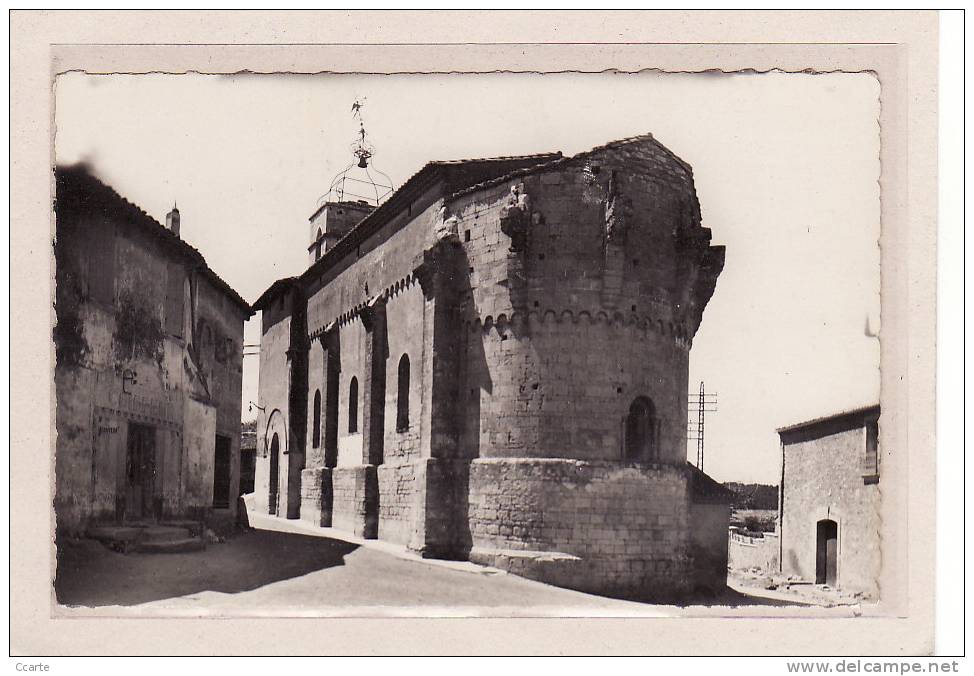 CASTELNEAU-LE-LEZ (34) / CPSM /  Eglise Historique (XIIe Siècle) - Castelnau Le Lez