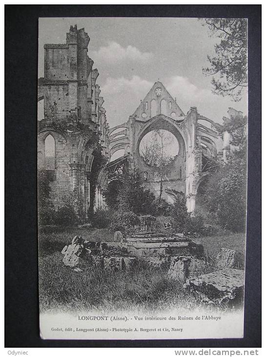 Longpont(Aisne).-Vue Interieure Des Ruines De L'Abbaye - Picardie