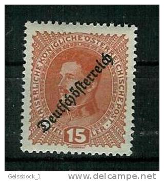 Österreich 1918: Mi.-Nr. 233:  Freimarke Mit Aufdruck,   ** - Neufs