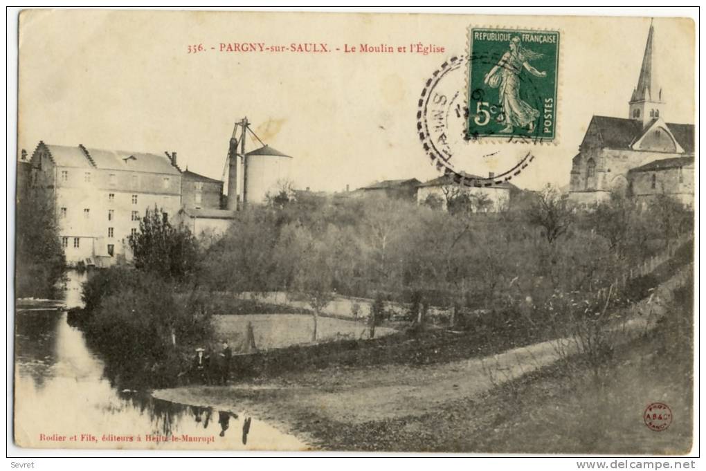 PARGNY Sur SAULX. - Le Moulin Et L'Eglise - Pargny Sur Saulx