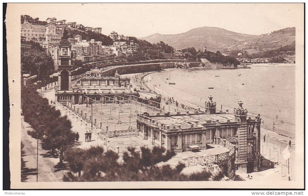 CPA - (Espagne) San Sebastian - Balneario De La Perla - Autres & Non Classés