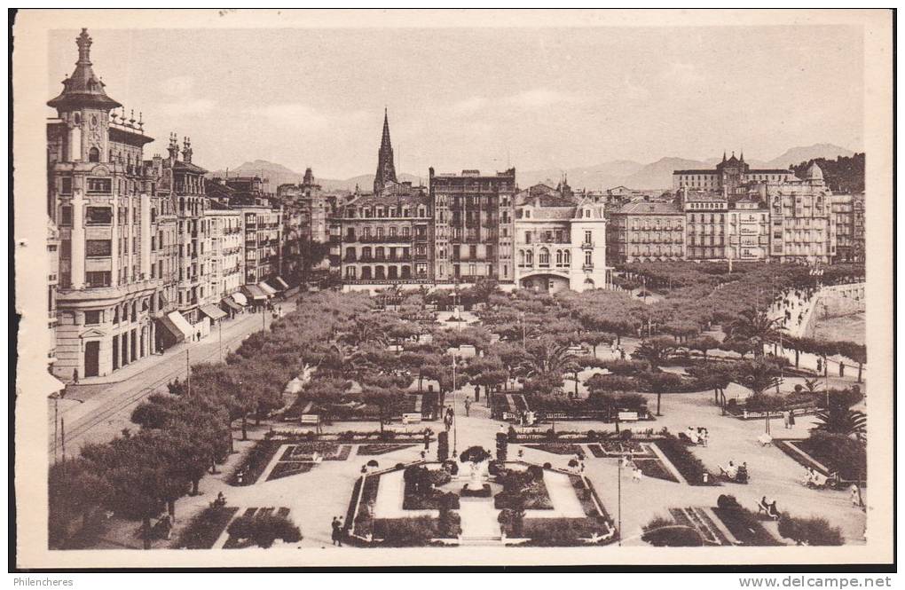 CPA - (Espagne) San Sebastian - Jardines De Alderdi Eder - Altri & Non Classificati