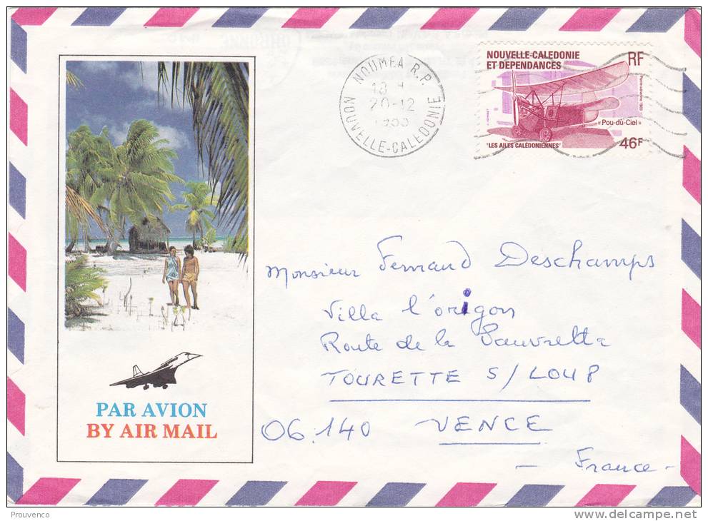 NOUVELLE CALEDONIE  1985/86   3  ENVELOPPES -  PLUSIEURS SCANS   TB - Briefe U. Dokumente