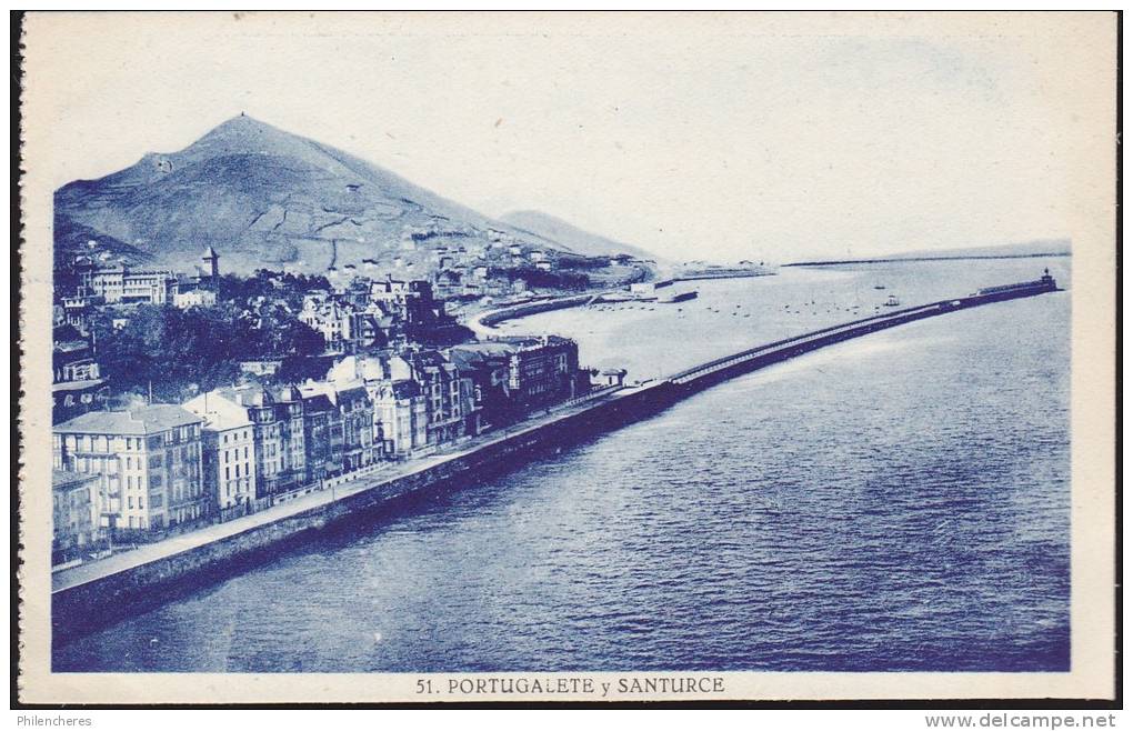 CPA - (Espagne) Portugalete Y Santurce - Other & Unclassified