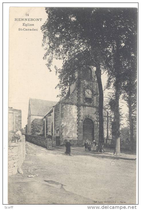 Hennebont .Eglise Saint Caradec  (94, Vasselier) - Hennebont