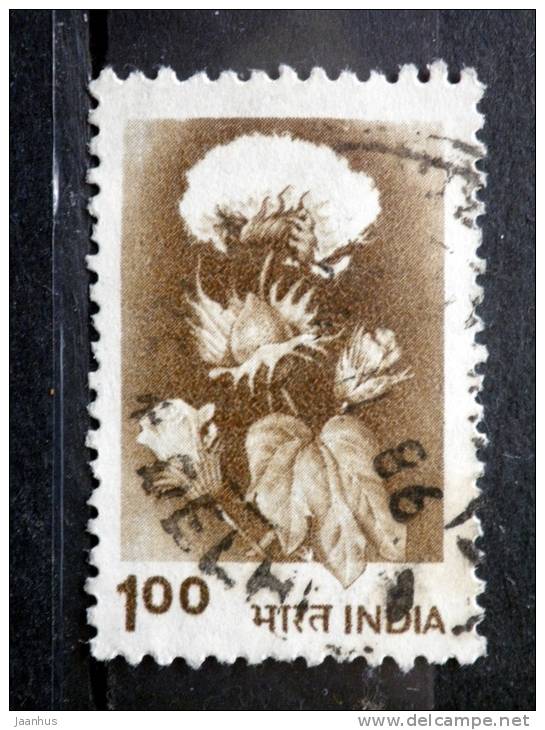 India - 1983 - Mi.nr.820 YC I - Used - Agriculture - Hybrid Cotton - Definitives - Used Stamps