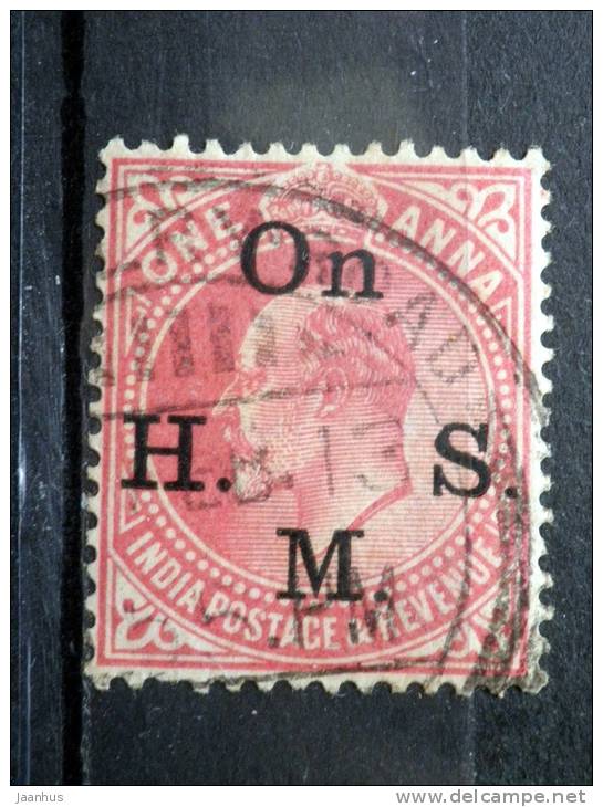 India - 1903/05 - Mi.nr.35 - Used - King Edward VII - Overprint - "On H. M. S. " - Service Stamps - 1902-11 Koning Edward VII