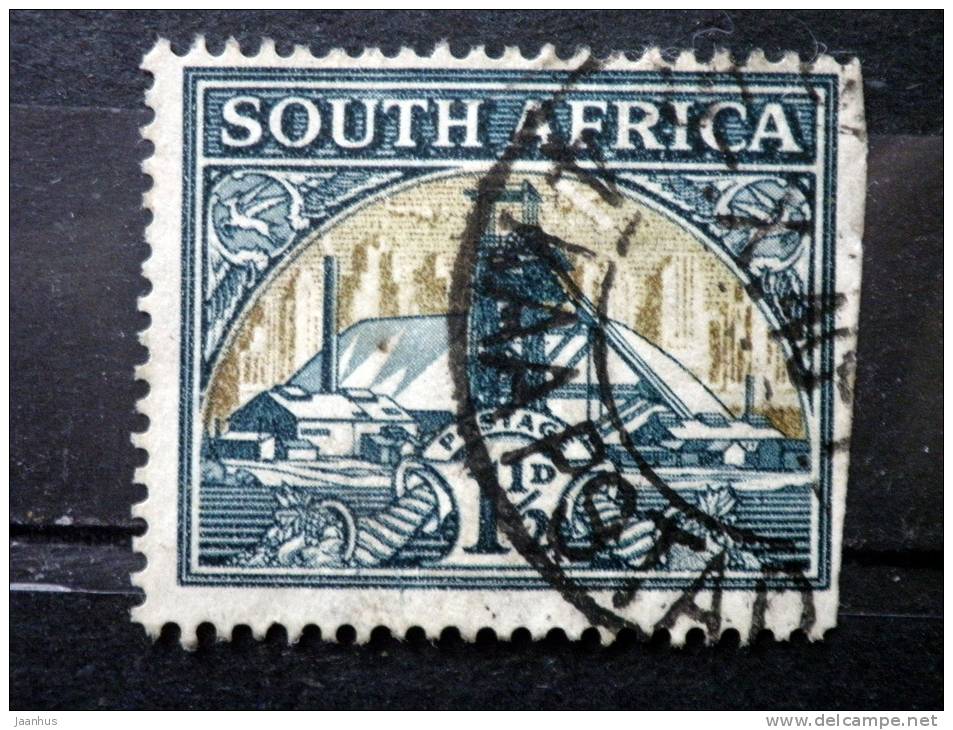 South Africa - 1941 - Mi.nr.137 - Used - Country Motifs - Goldmine - Definitives - Gebraucht