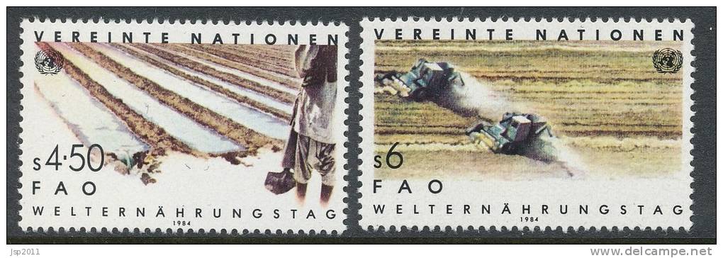 UN Vienna 1984 Michel # 39-40 MNH - Ungebraucht