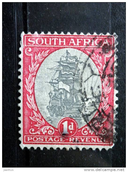 South Africa - 1930 - Mi.nr.47 - Used - Country Motifs - Jan Riebeeck Ship "Drommedaris" - Definitives - Used Stamps