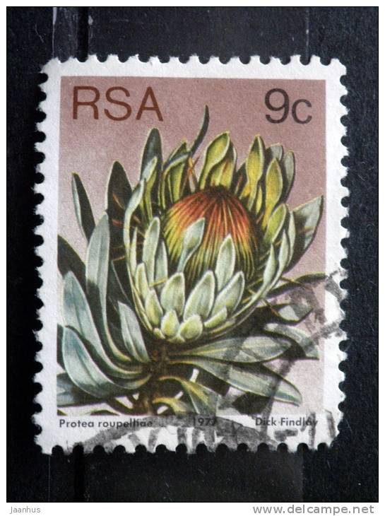 South Africa - 1977 - Mi.nr.520 A - Used - Plants - Protea Roupelliae - Definitives - Oblitérés