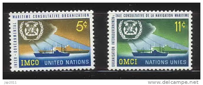 UN New York 1964 Michel 138-139, MNH - Unused Stamps