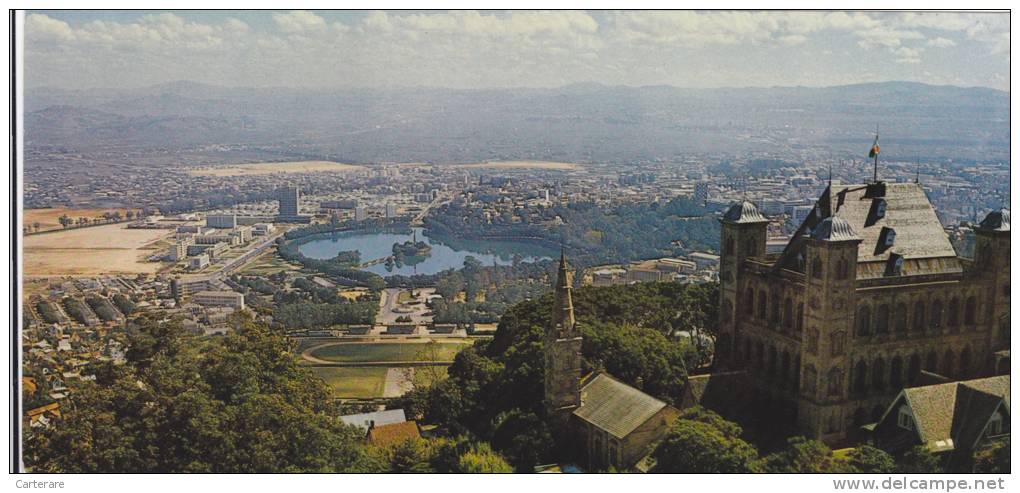 MADAGASCAR,MADAGASIKARA,M ALAGASY,ile,sud équateur,ex Colonie Française,TANANARIVE,vue Aerienne Panoramique, - Madagaskar