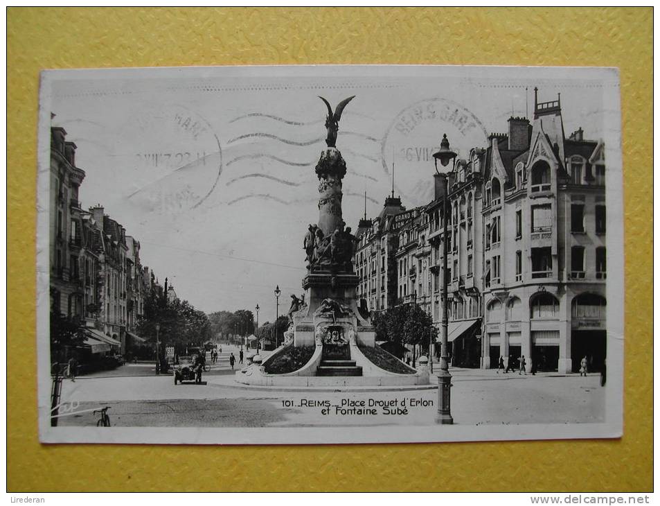 La Place Drouet D´Erlon. - Reims