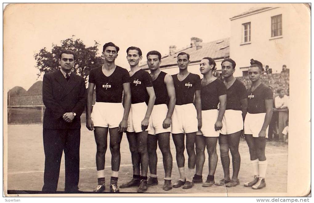 BUCAREST / ROUMANIE : CLUB SPORTIF ARMÉNIEN - E.F.A. - ARMENIAN SPORT CLUB - CARTE 'VRAIE PHOTO' - ANNÉE ~ 1925 (m-641) - Armenia