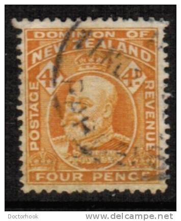 NEW ZEALAND   Scott #  134  F-VF USED - Gebraucht