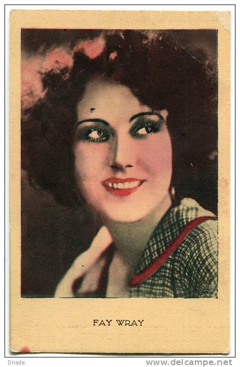 CARTOLINA FAY WRAY ATTRICE CINEMA ACTRESS FILM - Actors