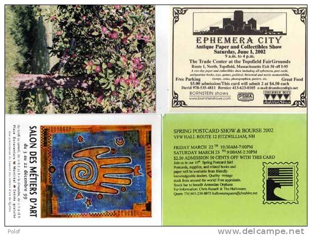 4 CP Sur Foires, Carte Postale, Antiquité....    (48586) - Kermissen