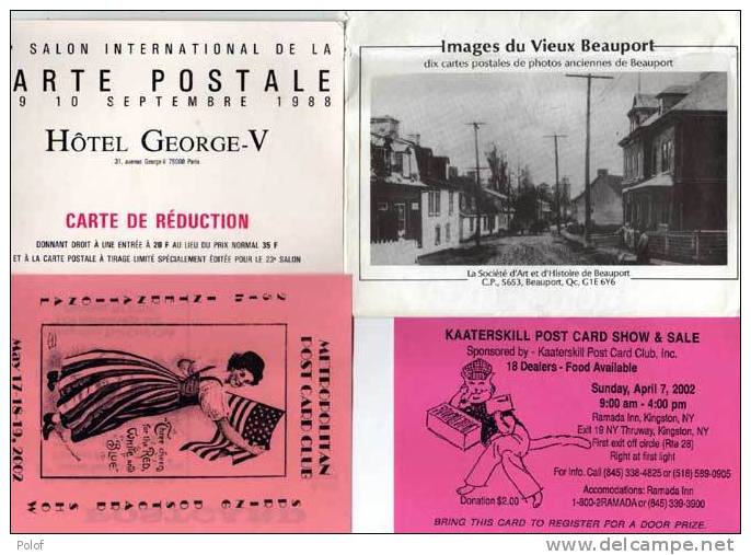 4 CP Sur Foires, Carte Postale, Antiquité....    (48595) - Fairs