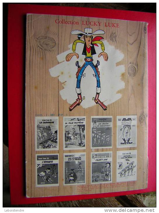 LUCKY LUKE  30 CALAMITY JANE  COUVERTURE SOUPLES  1970  DUPUIS ATTENTION ETAT MOYEN / D'USAGE - Lucky Luke