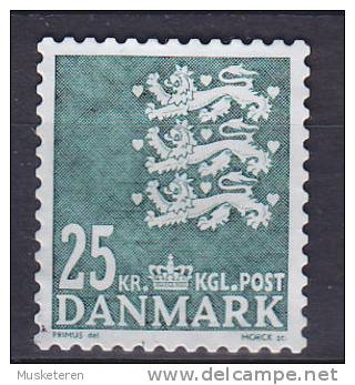 Denmark 2010 Mi. 1619      25.00 Kr Small Arms Of State Kleines Reichswaffen New Engraving Selbstklebende Papier - Used Stamps