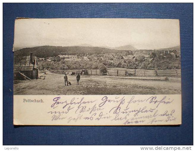 AK POTTSCHACH B.TERNITZ B.Neunkirchen 1908   //  D*5331 - Neunkirchen