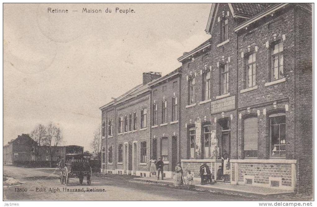 Cpa-FLERON-retinne-maison Du Peuple-LIEGE - Fléron