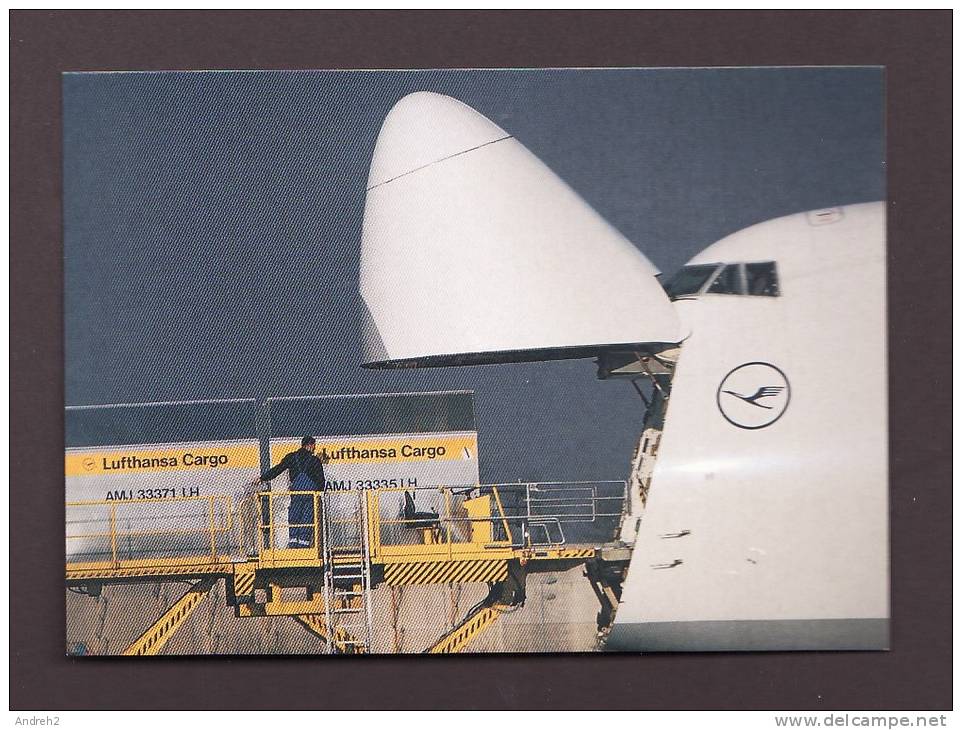 AVIONS - AVIATION - AIRPLANES - LUFTHANSA CARGO 747 - 200F - 1946-....: Moderne