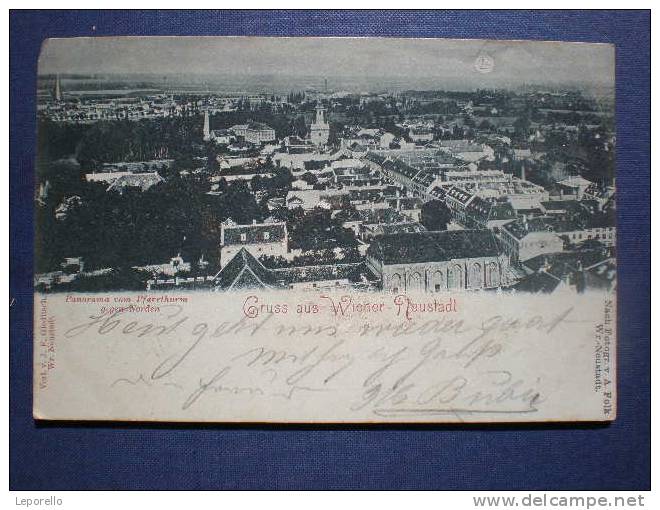 AK WIENER NEUSTADT 1898  //  D*5339 - Wiener Neustadt