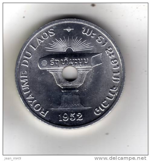 LAOS - 50 CENTS - 1952 - Aluminium SUP - Laos