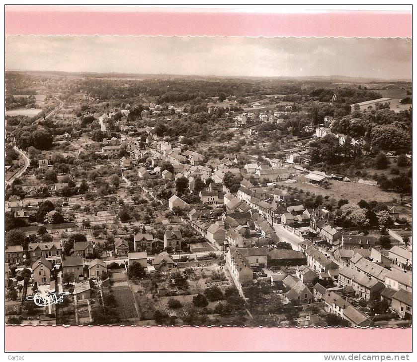 D95 - CHAMPAGNE SUR OISE - VUE GENERALE AERIENNE  -  état Voir Descriptif - Champagne Sur Oise