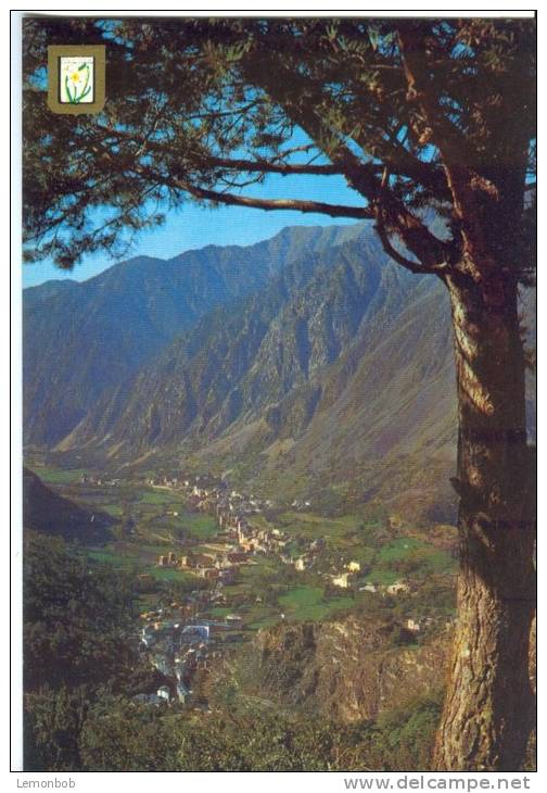 Valls D'Andorra, Vista General De Les Escaldes I Andorra La Vella, Unused Postcard [11818] - Andorra