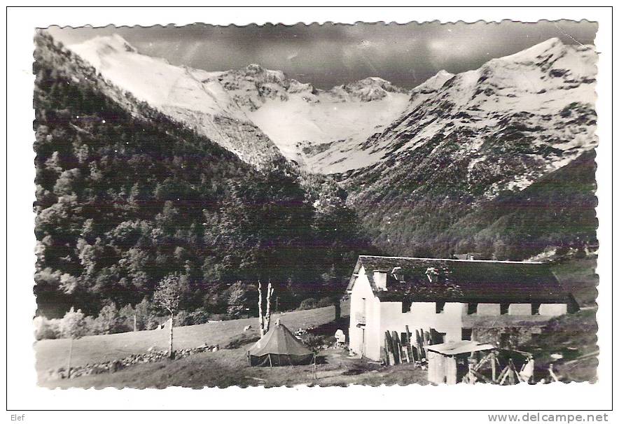 Scoutisme :Colonie Des COEURS VAILLANTS Notre Dame De Talence Près Bagnères De Luchon,Vallée Du Lys, Haute Garonne 1955 - Scouting