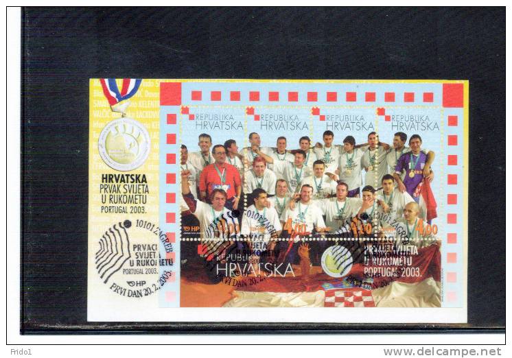 Kroatien / Croatia 2003 Croatia Handball World Champion Maximumcard - Hand-Ball