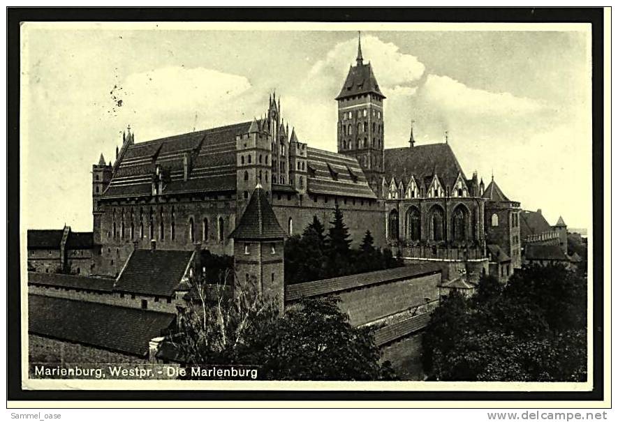 Marienburg Westpr.   -  Die Marienburg  -  Ansichtskarte - Ca. 1937   (1401) - Westpreussen