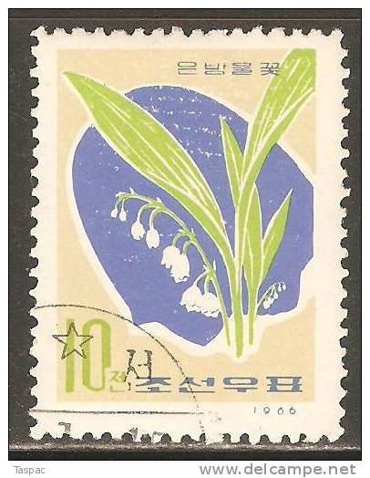 1966 Mi# 674 Used - Lily Of The Valley - Korea, North