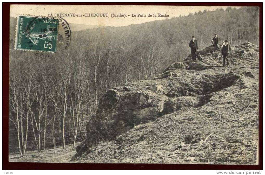 Cpa Du 72 Le Fresnaye Sur Chedouet  Le Puits De La Roche   DIV11 - La Fresnaye Sur Chédouet