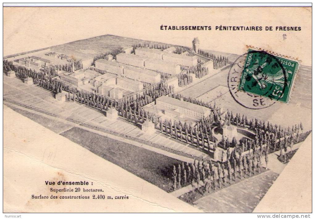 Fresnes..Etablissements Pénitentiaires De Fresnes..prison..justice. .prisonnier..condamné..juge..gardien..forçats - Gefängnis & Insassen