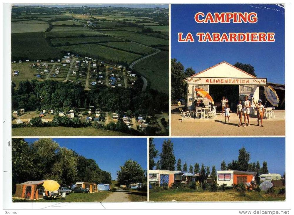 La Plaine Sur Mer - Camping La Tabardière Multivues Aérienne épicerie Terrasse Animée Tentes Caravanes - La-Plaine-sur-Mer