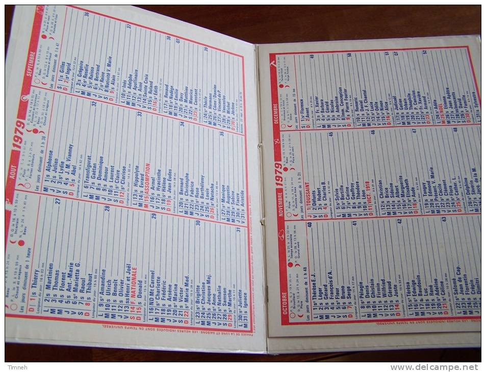 Almanach Des PTT 1979  - Vosges N°88  OLLER  - LA POSTE Belle Demeure Calèche - Attelage - Corrézienne Lac D 'annecy - Groot Formaat: 1971-80