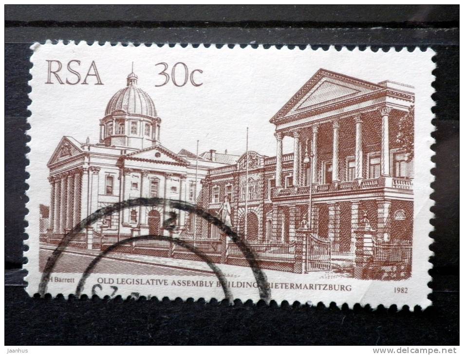South Africa - 1982 - Mi.nr.614 I A - Used - Buildings - Parliament Building, Pietermaritzburg - Definitives - Oblitérés