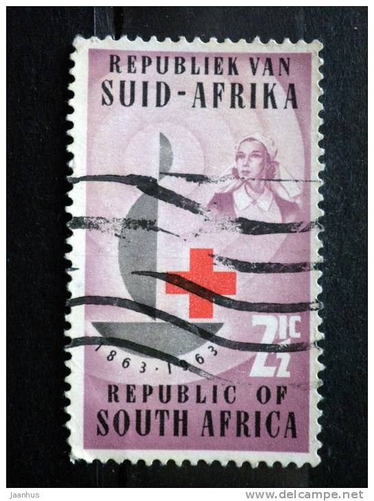 South Africa - 1963 - Mi.nr.314 X - Used - 100 Years International Red Cross - Oblitérés