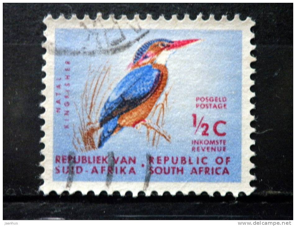 South Africa - 1961 - Mi.nr.287 A - Used - Birds - The African Pygmy Kingfisher - Ispidina Picta - Definitives - Oblitérés