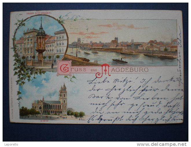 AK MAGDEBURG Litho 1900 //  D*5449 - Magdeburg