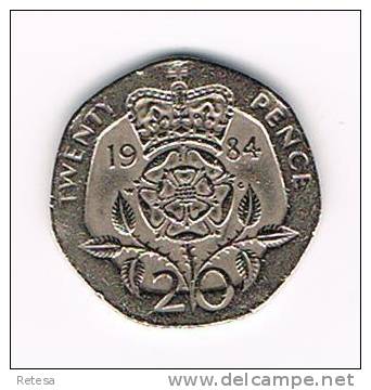 GREAT BRITAIN  20 PENCE   1984 - 20 Pence