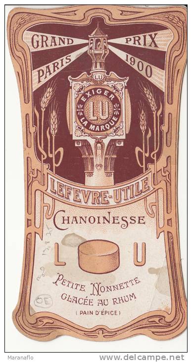 LEFEVRE-UTILE. Chanoinesses (13,8 X 7,5) - Advertising