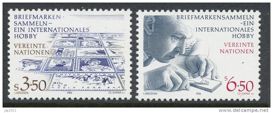 UN Vienna 1986 Michel # 60-61, MNH - Neufs