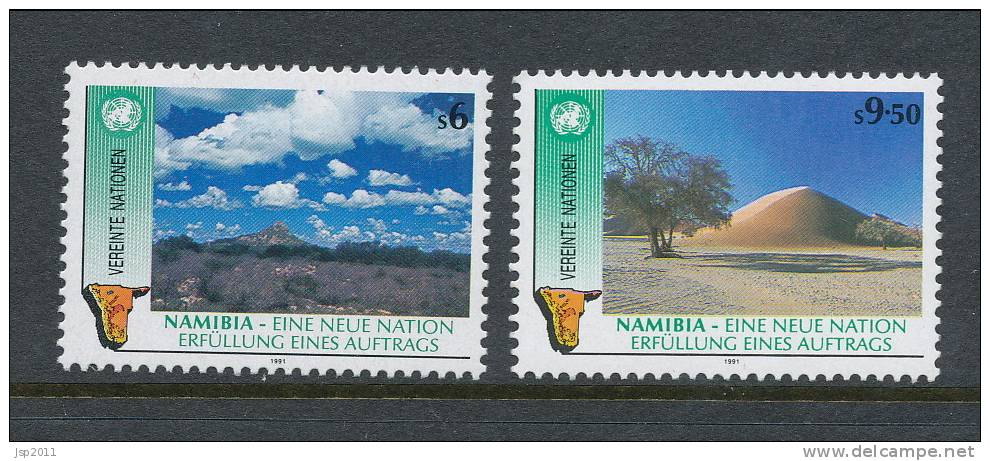 UN Vienna 1991 Michel # 114-115, MNH - Unused Stamps